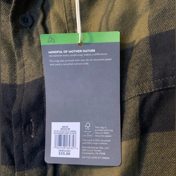 NWT Alpine Design Flannel - Picture 4 of 5